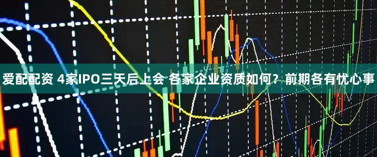 爱配配资 4家IPO三天后上会 各家企业资质如何？前期各有忧心事
